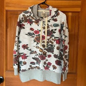 Burton floral printed hoodie